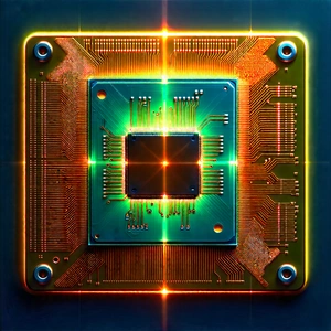 Microchip with laser scanning