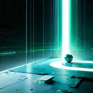 (futuristic:1.3) digital workspace
