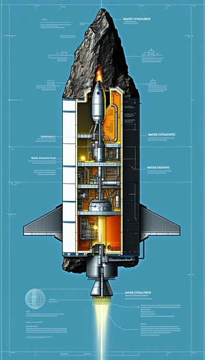 A Space Shuttle Is Shown In A Diagram, With Its Various Components Labeled