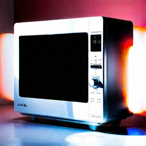 Innovative Smart Appliance Design With White Microwave