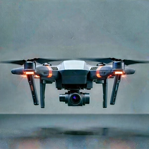 Drone with streaming content