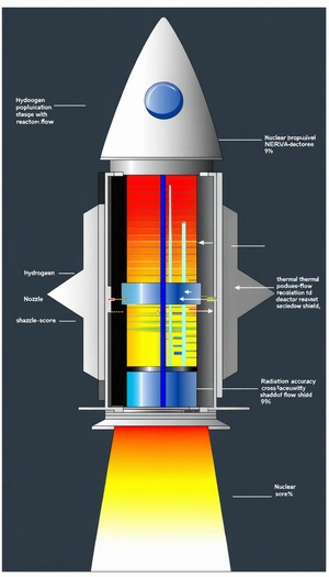 A Diagram Is Shown Of A Rocket Engine, With The Main Components Labeled