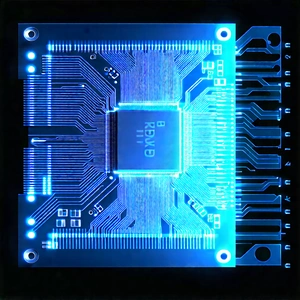 Circuit board with holographic projection