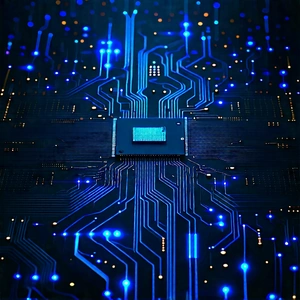 Circuit board with data streams