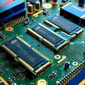 Close-up of memory module