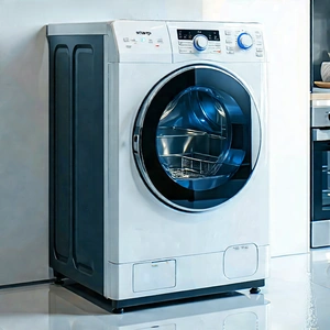 Tech Lithograph: Innovative Smart Appliance (design:1.41) With White Washing