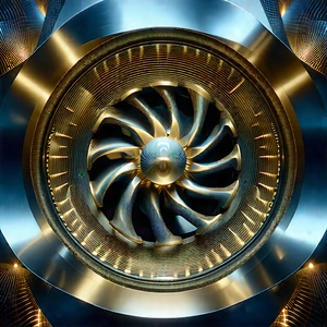 Close-up of cooling system