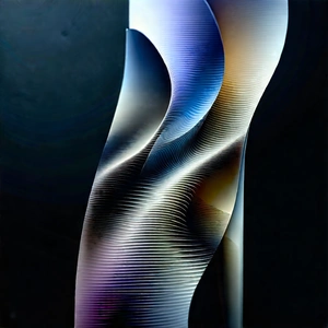Smartphone With (digital:1.25) Artwork With Purple Blue