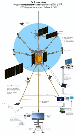 A Diagram Is Displayed Showing The Different Components Of A Spacecraft