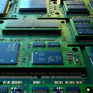 Close-up of memory module