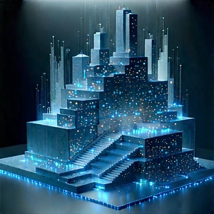 Big Data Visualization With Blue White