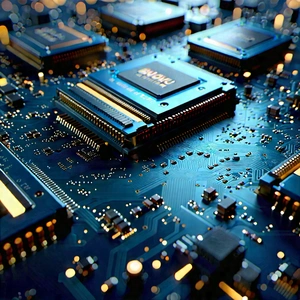 Close-up of memory module