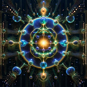 Quantum computer with digital particles