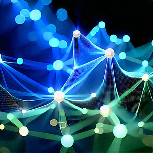 Blockchain Network Visualization With Image, There