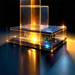 Quantum Computer With Laser Scanning With Large, Illuminated