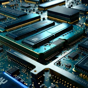 Close-up of memory module