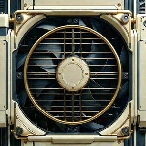 Close-up of cooling system