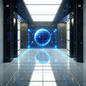 Educational Technology In Research Center With Image, There