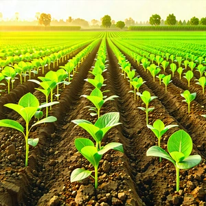 Tech Stock Photography: Agricultural Technology In Design Studio With Large Field