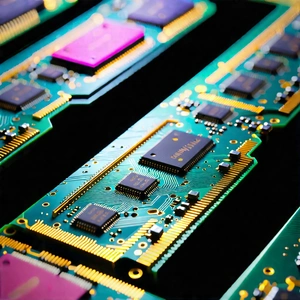 Close-up of memory module