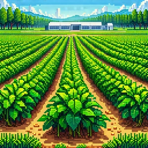 Agricultural technology in manufacturing facility