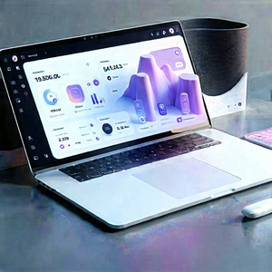 Laptop with user interface