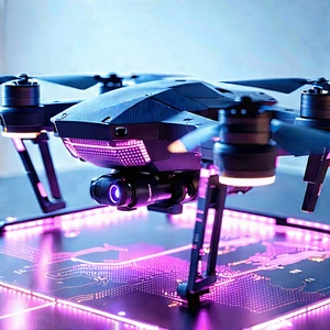 Drone with holographic display