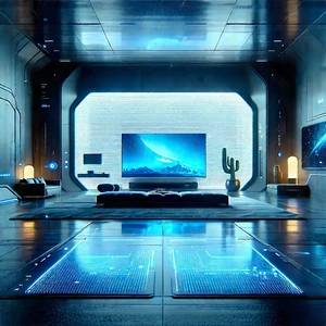 Futuristic Smart Home With Futuristic Living