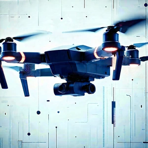 Drone with data visualization