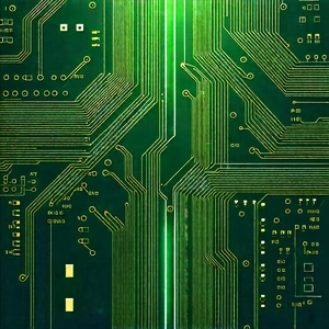 Circuit board with data streams