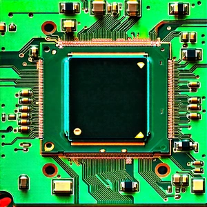Circuit board with laser scanning