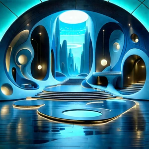 Futuristic Smart Home With Image, There
