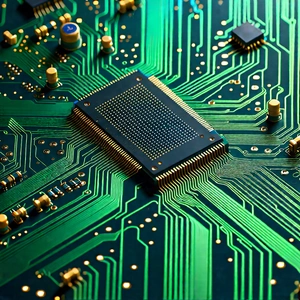 Circuit board with data streams