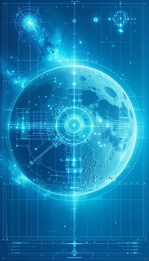 A Blue And White Image Of The Earth Is Displayed