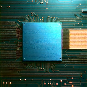 Circuit board with holographic projection
