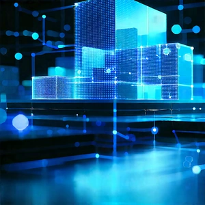 Blockchain Network Visualization With Image, There