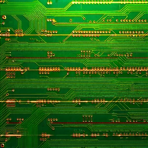 Circuit board with laser scanning