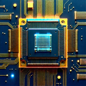 Microchip with (digital:1.4) particles