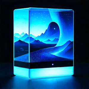 Smart Home (device:1.13) With Digital Artwork With Blue Picture