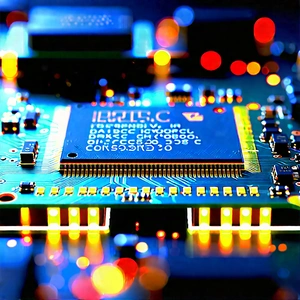 Circuit board with holographic projection