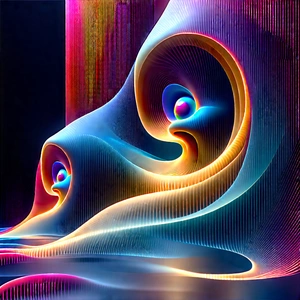 Entertainment Technology In (design:1.23) Studio With Vibrant Colorful
