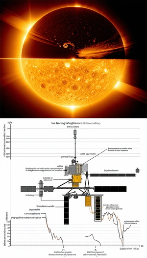 A Solar System Model With A Large Yellow Sun In The Center