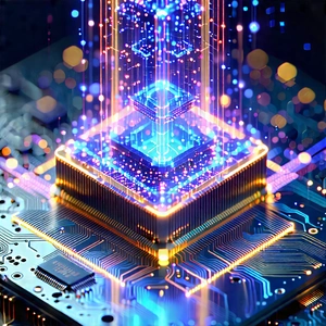 Quantum computer with holographic projection