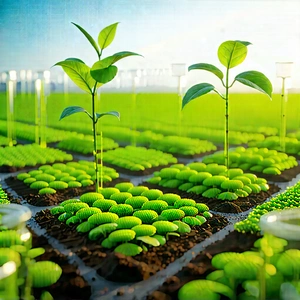 Agricultural technology in modern laboratory