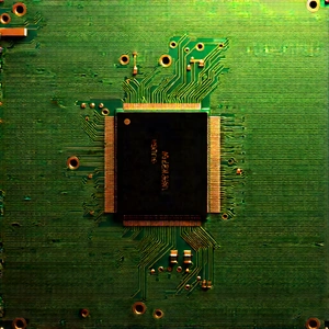 Close-up of electronic circuit