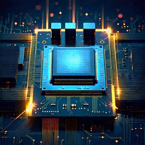 Microchip with laser scanning