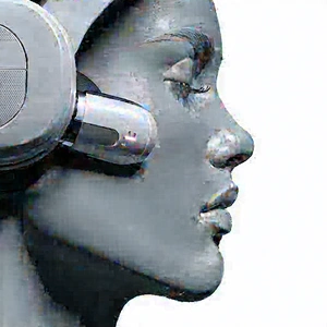 Wireless earbuds with digital artwork