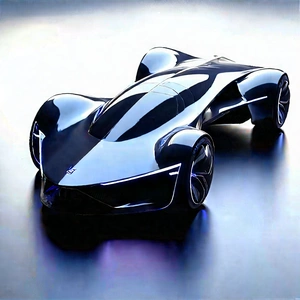 Innovative Electric Vehicle Design With Sleek, Futuristic-looking