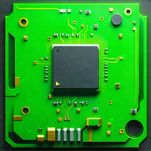 Close-up of microprocessor