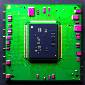 Close-up of microprocessor